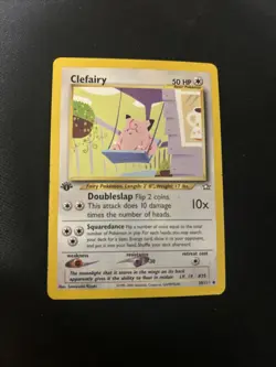 Pokemon Card: Neo Genesis 1st Edition Uncommon: Clefairy 30/111 - Image 1