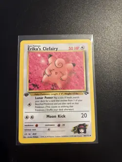 Pokemon TCG Erika's Clefairy Gym Challenge Card 40/132 1st Edition - Image 1