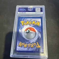 1999 POKEMON BASE SET UNLIMITED #7 HITMONCHAN-HOLO PSA 8 - Image 2