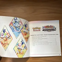 Pokemon Scarlet & Violet Prismatic Evolutions Player's Guide Eevee English - Image 3