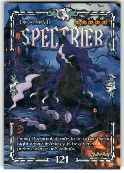 Spectrier #121- Cracked Ice Holo - Prisma Trick or Treat Cards - Pokemon - Image 1