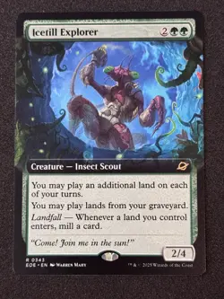 ICETILL EXPLORER (EXTENDED ART) Edge Of Eternities EOE Magic MTG MINT CARD 0343 - Image 1