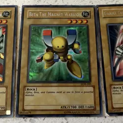 Yu-Gi-Oh! Magnet Warrior Lot Alpha Beta Gamma 3 Cards Holo DOR Konami English - Image 3