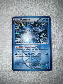 Pokemon Glaceon Plasma Freeze 23/116 Team Plasma Holo Rare Stage 1 90 HP Card - Image 1