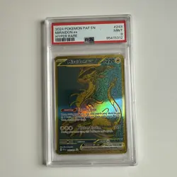 Pokemon Card Miraidon Ex 243/091 Secret Rare Scarlet Violet Paldean Fates - Image 1