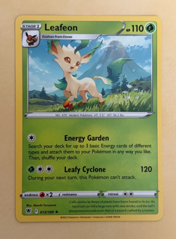 Leafeon~Cute Pokemon Card~ Botanical Garden Gallery ~Nature - Image 1