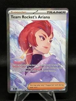 Team Rocket's Ariana 237/182 Destined Rivals Special Illustration Rare Card - Image 1