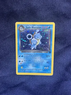 Pokemon TCG Dark Blastoise 3/82 Team Rocket Holo Rare WOTC Card - Image 1