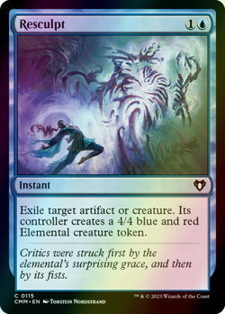 MTG Resculpt Foil ** Commander Masters ** English - Image 1