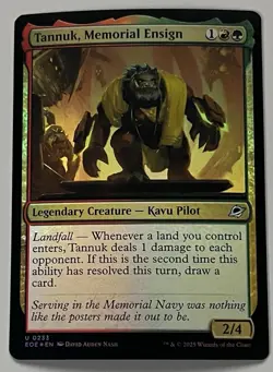 MTG Edge of Eternities Tannuk Legendary Creature UNCOMMON FOIL #0233 - Image 1