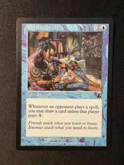 Magic: The Gathering Rhystic Study Prophecy Regular Blue Common Enchantment 200… - Image 1