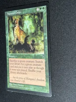 Magic: The Gathering Natural Order Visions Regular Green Rare Sorcery Nielsen - Image 3