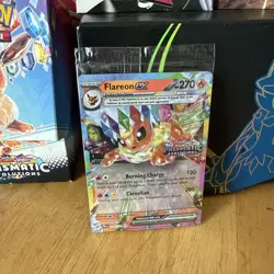 Flareon ex #014/131 Stamped Prismatic Evolutions Promo Sealed Pokemon - Image 1
