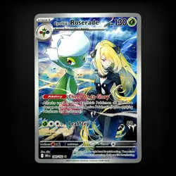 Cynthia's Roserade #184/182 Pokemon TCG SV10: Destined Rivals IR NM - Image 1