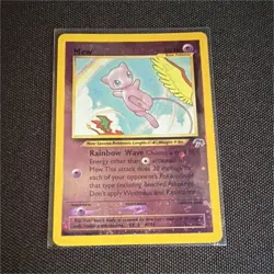 Pokemon Mew 18/18 Southern Islands Holo Rainbow Wave English Basic - Image 1