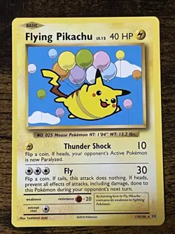 2016 Pokemon XY Evolutions Flying Pikachu #110/108 - Image 1