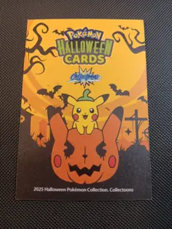 Pokemon 2025 DKV Collectoons Halloween Gengar & Pumpkaboo 149 Circle Holo Peru - Image 2