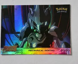 ​1999 Topps Pokemon Movie Mechanical Mewtwo #6 RAINBOW FOIL Blue Logo NM/Mint - Image 1