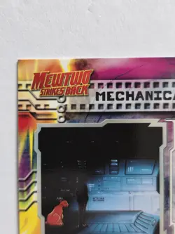 ​1999 Topps Pokemon Movie Mechanical Mewtwo #6 RAINBOW FOIL Blue Logo NM/Mint - Image 3