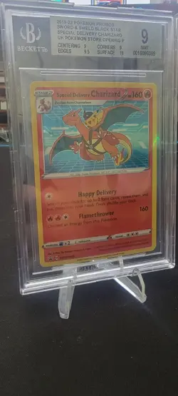 2022 Pokemon Sword Shield Center Promo SWSH075 Special Delivery Charizard BGS 8 - Image 1