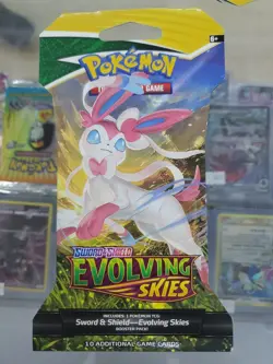 Pokemon TCG Evolving Skies Sleeved Booster Pack New Sealed - Sylveon - Image 1