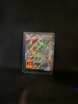 Pokemon Rayquaza VMAX Full Art Ultra Rare Holo SWSH07 Evolving Skies 111/203 - Image 1