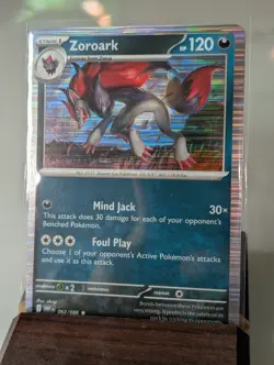 Zoroark 62/086 | Near Mint REVERSE HOLOFOIL | SV: White Flare Pokemon TCG - Image 1