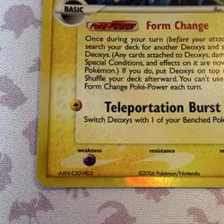 Pokemon Deoxys Delta Species EX Holon Phantoms Holo Rare 6/110 - Image 5