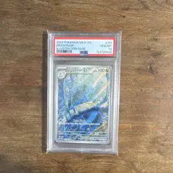 Pokemon Dragonair Illustration Rare Holo PSA 10 181/165 SV: Scarlet & Violet 151 - Image 1
