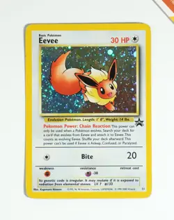 Pokemon Eevee #11 Wizards Black Star Promo English Holo - Image 1