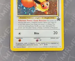 Pokemon Eevee #11 Wizards Black Star Promo English Holo - Image 4