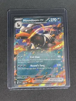 Pokemon TCG Houndoom EX SVP 103 Scarlet Violet Black Star Promo - Image 1