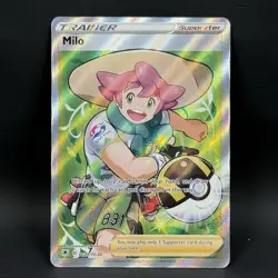 Pokemon Milo TG27/TG30 NM Full Art Ultra Rare Trainer Gallery Astral Radiance - Image 1
