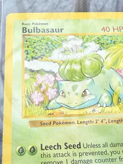 1999 Pokemon Bulbasaur Shadowless – Misprint + ‘Length Length’ Error - Image 5