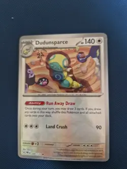 Dudunsparce 080/131 Pokeball Rare Pokemon TCG SV Prismatic Evolutions - Image 1