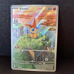 Pokemon Victini Full Art Holo Promo SVP: Scarlet & Violet 208 80HP - Image 1