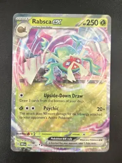 Rabsca ex 025/182 Double Rare Holo Destined Rivals POKEMON TCG DRI ENGLISH NM - Image 1