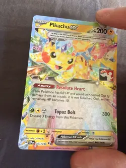 Pikachu EX 057/191 Play! Pokemon League Stamp Promo Prize Pack 7 Near Mint - Image 3