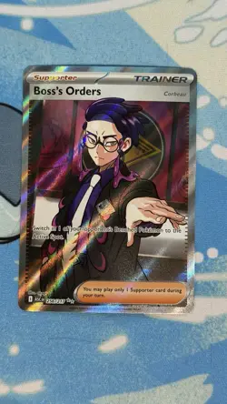 Pokemon TCG Ascended Heroes Boss’s Orders 256/217 Near Mint Full Art - Image 1