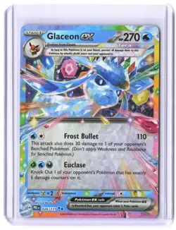 Glaceon ex 026/131 Double Rare Prismatic Evolutions Pokemon Near Mint - Image 1
