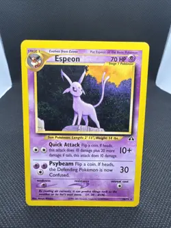 Espeon 20/75 Neo Discovery Regular Pokemon TCG LP - Image 1