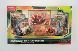 Pokemon TCG: Incineroar EX & Torterra EX Special Collection Box [Sealed] - Image 1