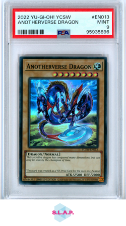 ANOTHERVERSE DRAGON YU-GI-OH #EN013 2022 YCSW N/A ENGLISH PSA 9 - Image 1