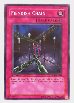 Yugioh Fiendish Chain - Super Rare - ABPF-EN064 - Used - 1st.Ed. - Image 1