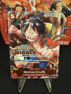 Monkey.D.Luffy Treasure Cruise Winner - One Piece Promotion Cards - Image 1
