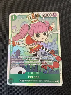Perona OP12-034 SR English Legacy of the Master NM Condition - Image 1