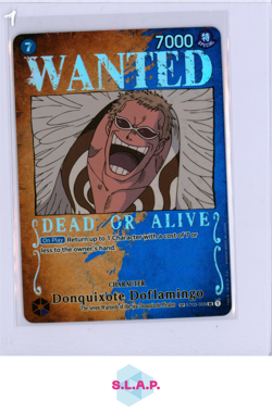 DONQUIXOTE DOFLAMINGO BANDAI ST03-009 SR ST03 SPECI4L ONE PIECE ENGLISH - Image 1