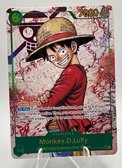 2025 One Piece TCG Monkey.D.Luffy Alt Art OP13-118 SEC Carrying On His Will - NM - Image 1