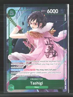 One Piece TCG 2023 One Piece Card Game Tashigi OP14-029 R Full Art - Image 1