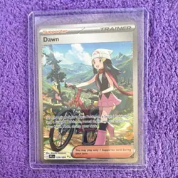 Pokemon Dawn Trainer Supporter PLIn Full Art Foil Rare 129/094 TCG Card - Image 3